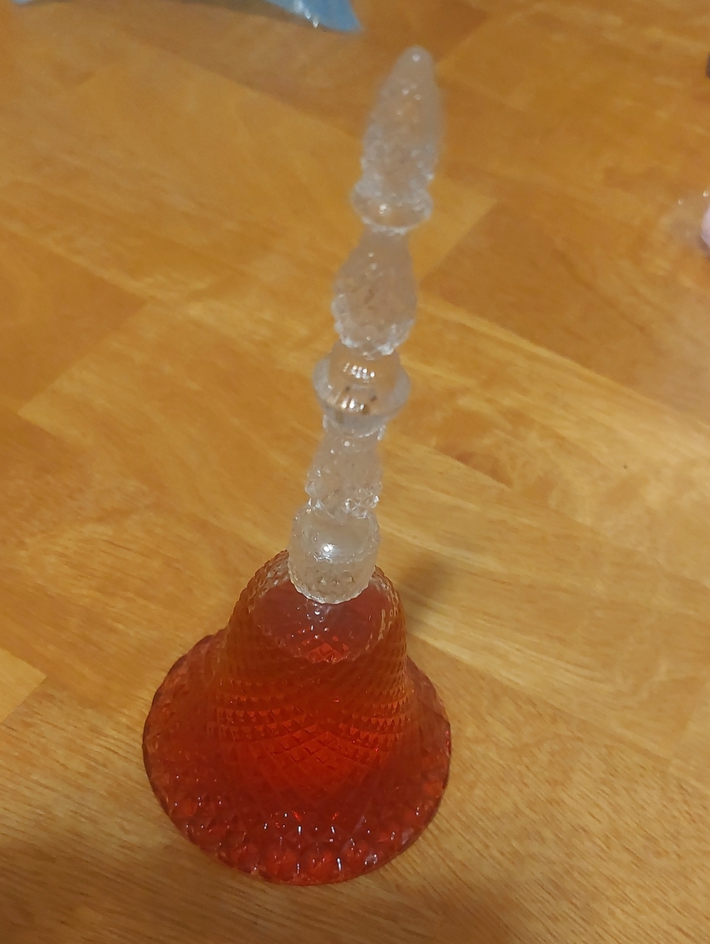 💚3/$25 Vintage 1977 Avon Rosepoint Bell Roses Roses Cologne Glass Bottle